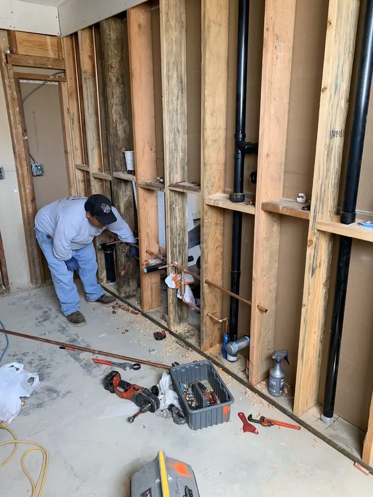 Commercial rough-in plumbing for Water Heater Replacement in Cynwyd